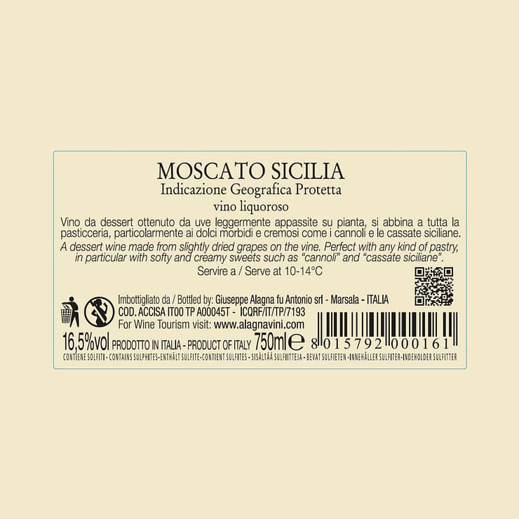 Alagna Moscato Sicilia IGP